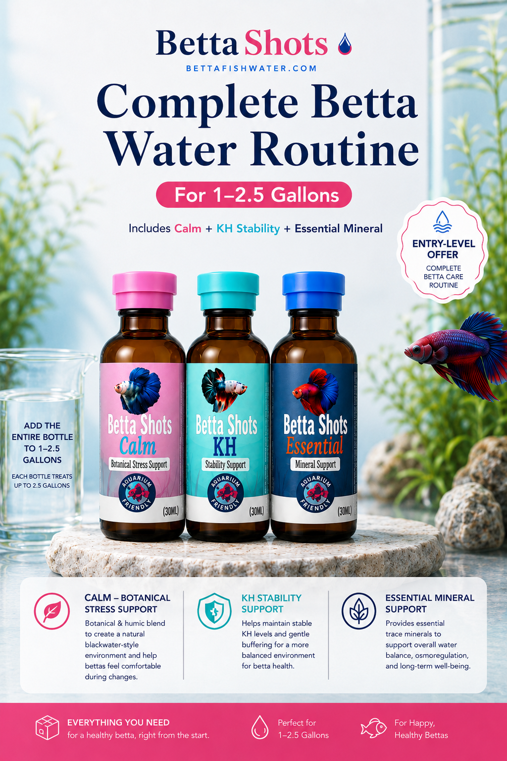 Complete Betta Water Routine